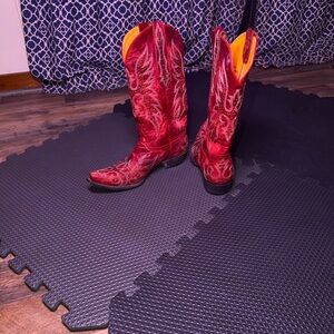Old Gringo Red and Yellow Cowboy Boots